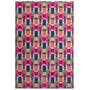 Hug Rug Eco-Washable Jude Geo Weave Bright