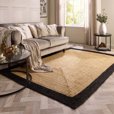 Origin Jute Border Black
