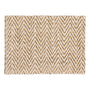 Origins Jute Herringbone Doormat with a herringbone woven design.