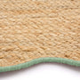 Origins Jute Scalloped Edge Green Rug