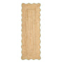 Origins Jute Scalloped Edge Green Rug