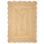 Origins Jute Scalloped Edge Lilac Rug