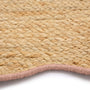 Origins Jute Scalloped Edge Peach Rug