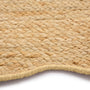 Origins Jute Scalloped Edge Yellow Rug