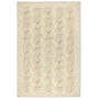 Sanderson By Highgrove x Hug Rug Eco-Washable Kitchen Garden Olive & Russet with a floral design.