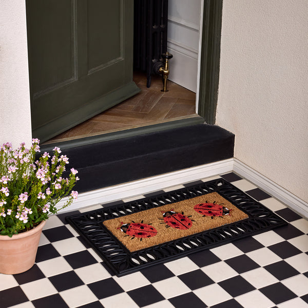 My Mat Coir Insert Lady Birds