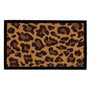 My Mat Printed Coir Leopard Border