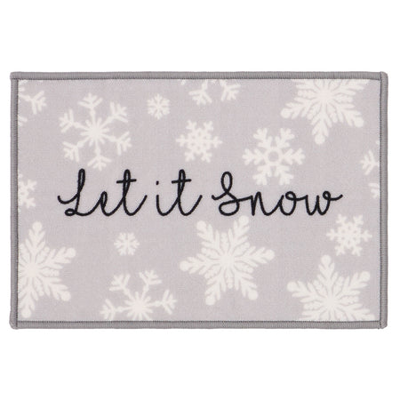 Floormatters Let it Snow Mat & Runner Set