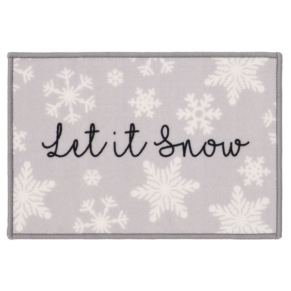 Floormatters Let it Snow Mat & Runner Set