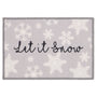 Floormatters Let it Snow Mat & Runner Set