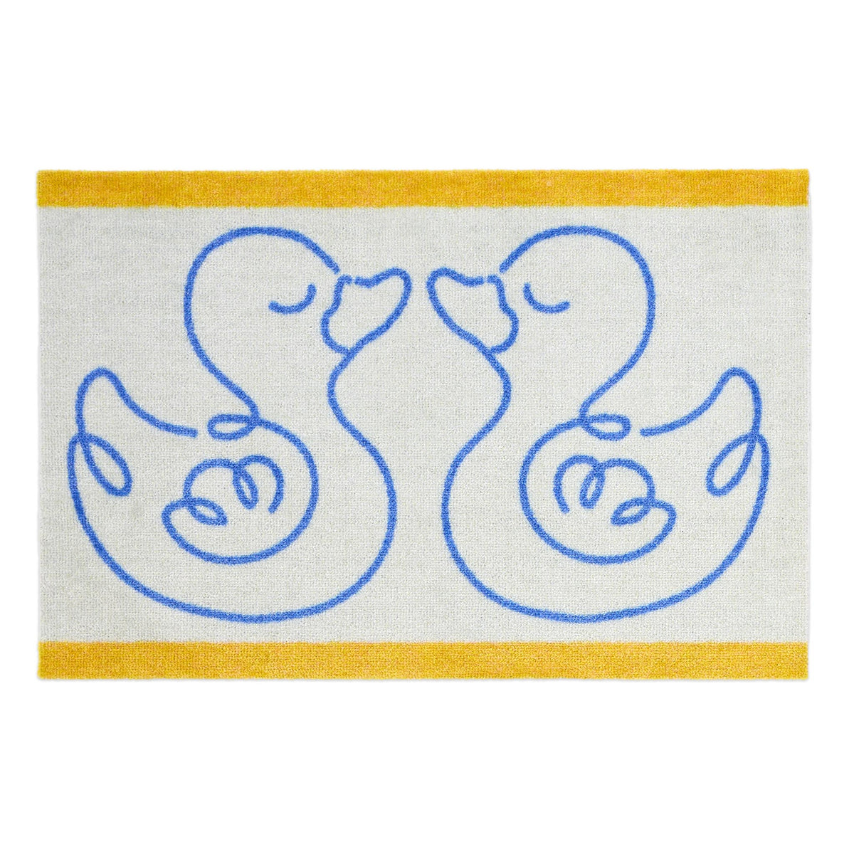 Dip & Drip Nylon Printed Bathroom Linear Ducks