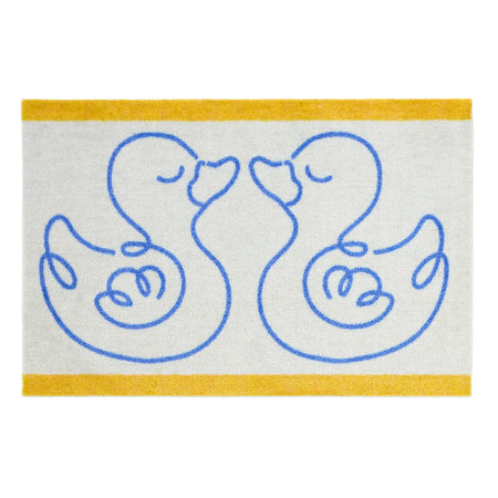 MadeNorth Nylon Printed Bathroom Linear Ducks