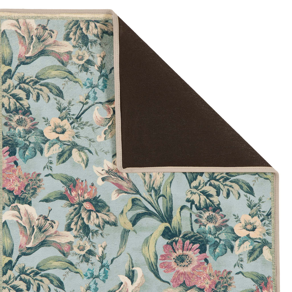 Hug Rug X Graham & Brown Lys Blue Eco-Washable