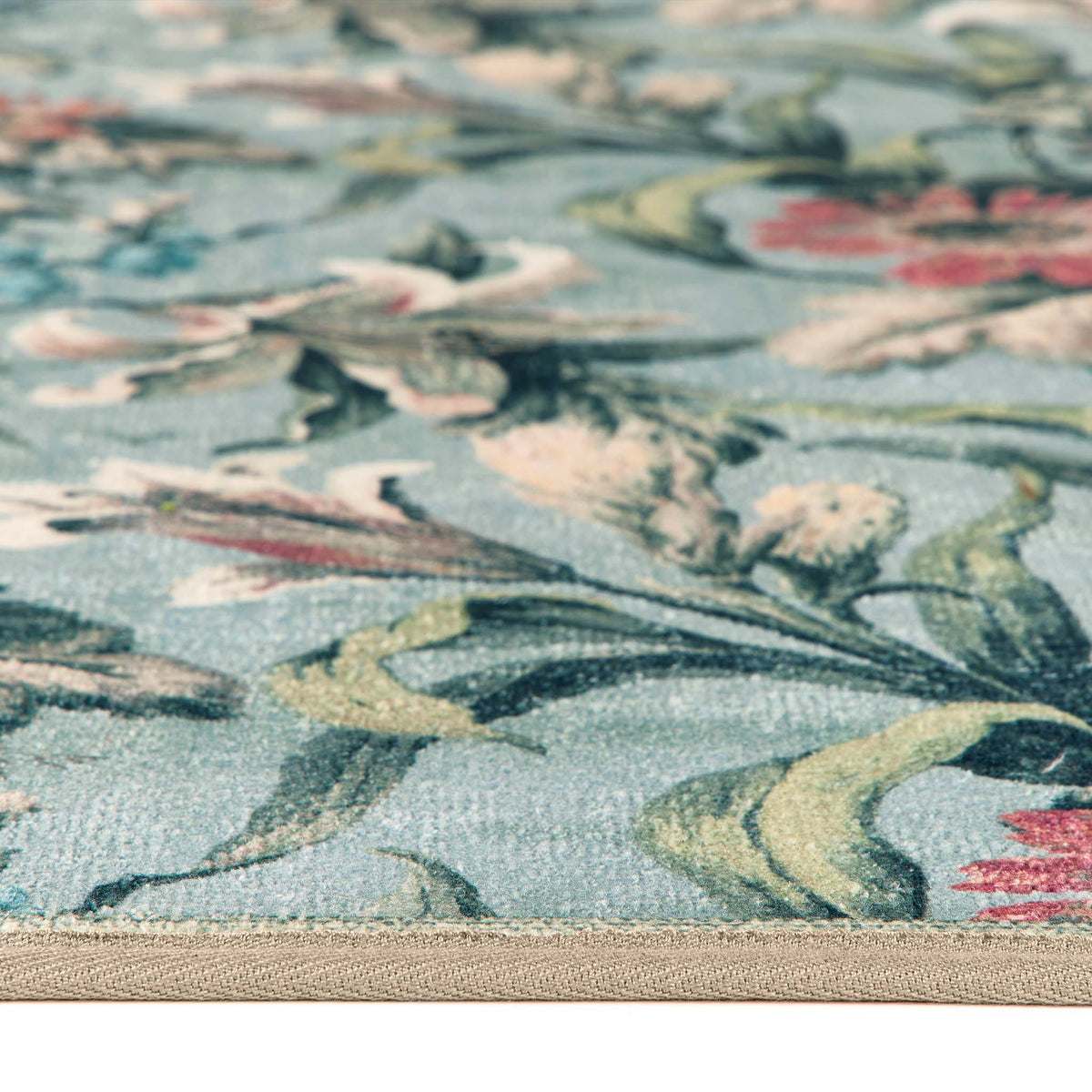 Hug Rug X Graham & Brown Lys Blue Eco-Washable