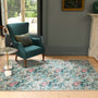 Hug Rug X Graham & Brown Lys Blue Eco-Washable