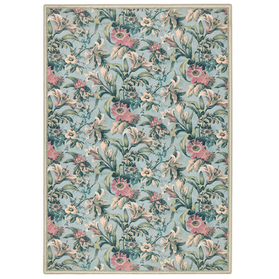 Hug Rug X Graham & Brown Lys Blue Eco-Washable