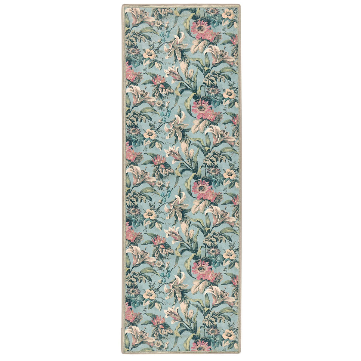 Hug Rug X Graham & Brown Lys Blue Eco-Washable