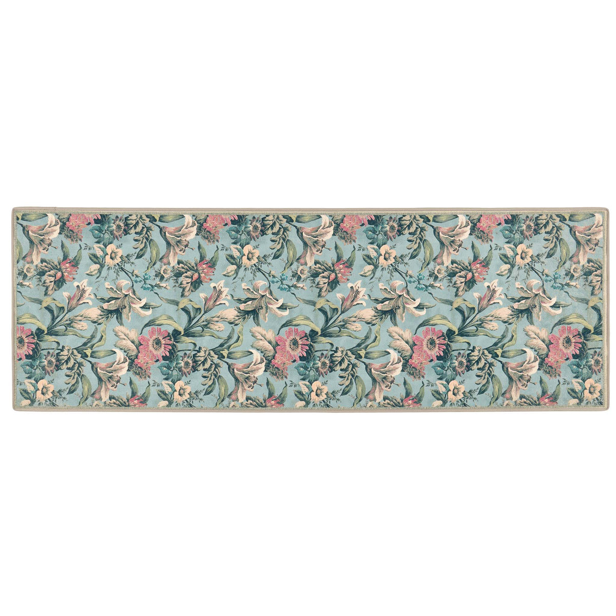 Hug Rug X Graham & Brown Lys Blue Eco-Washable