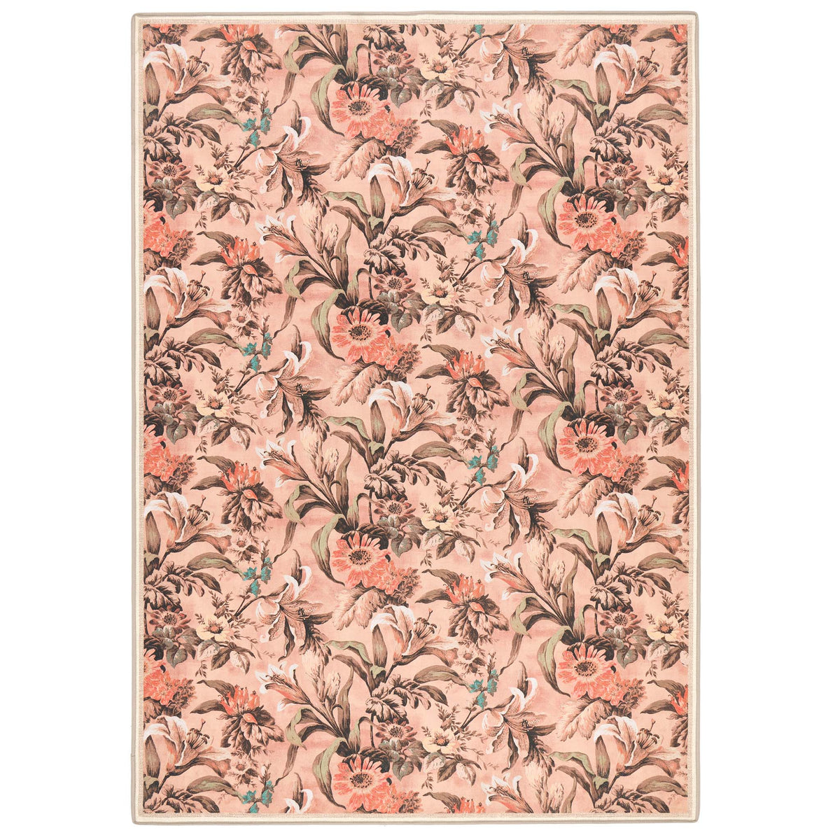 Hug Rug X Graham & Brown Lys Pink Eco-Washable