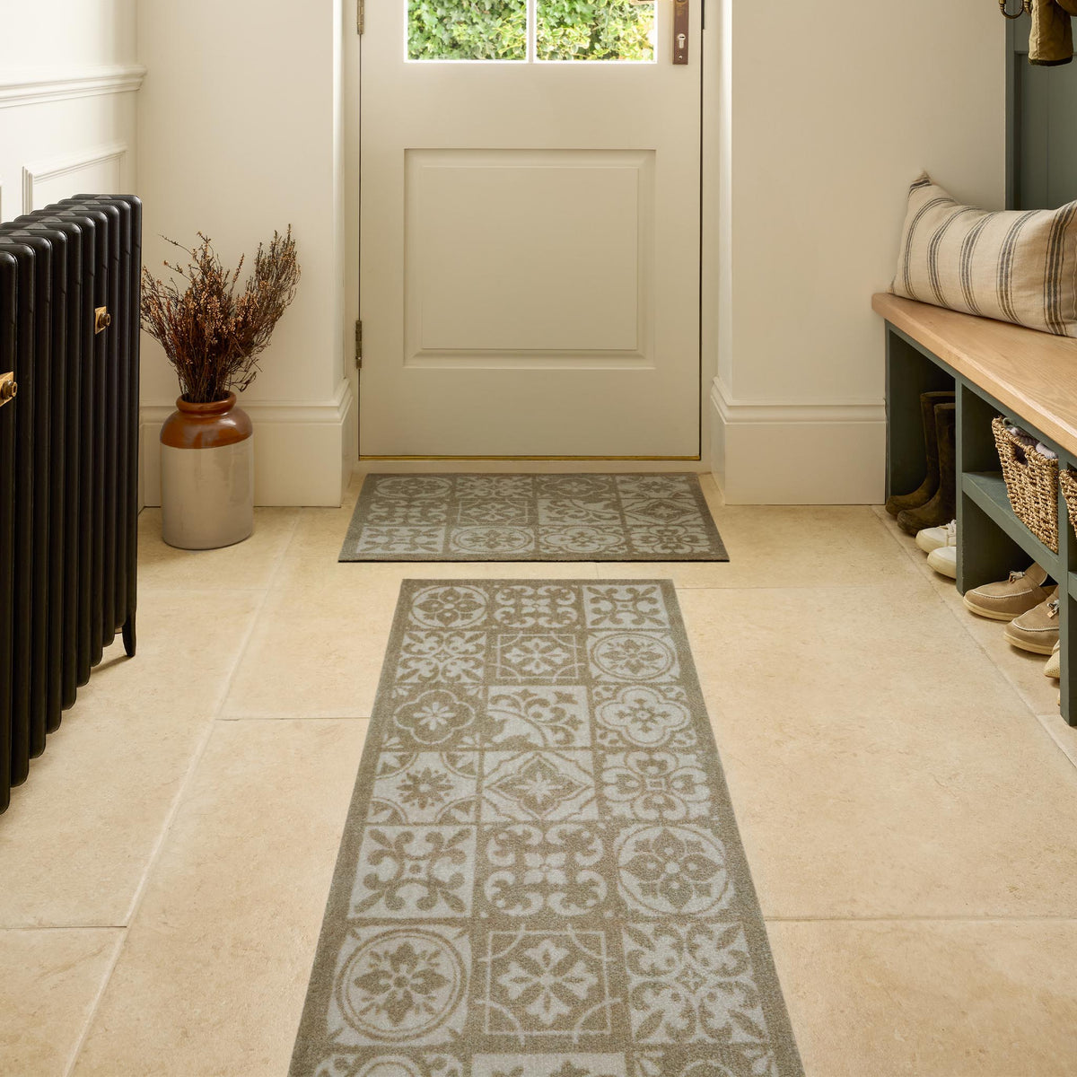 My Mat Nylon Indoor Pattern Mediterranean Tile - Phoenox Textiles