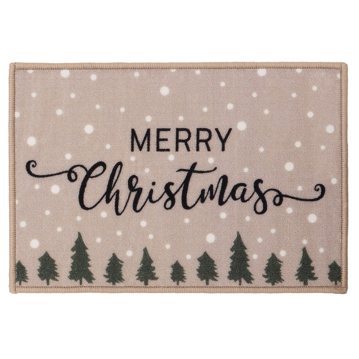 Floormatters Merry Christmas Tree Mat & Runner Set