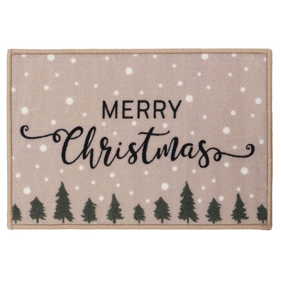 Floormatters Merry Christmas Tree Mat & Runner Set