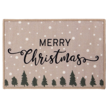 Floormatters Merry Christmas Tree Mat & Runner Set