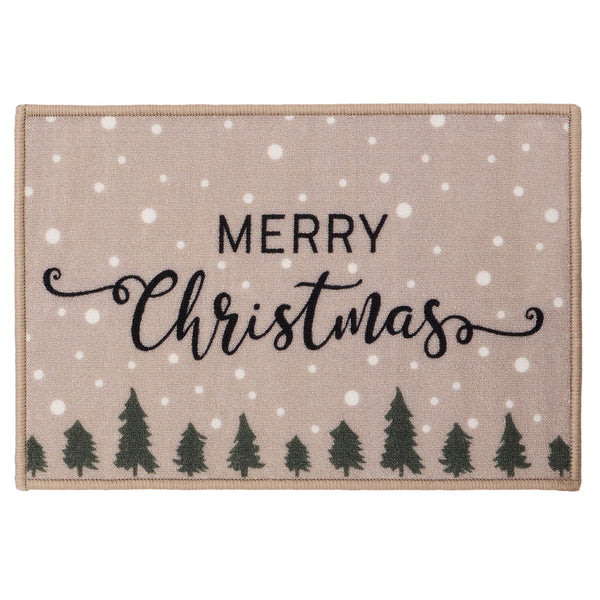 Floormatters Merry Christmas Tree Mat & Runner Set