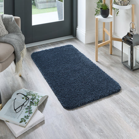 MadeNorth Shaggy Midnight Blue Rug