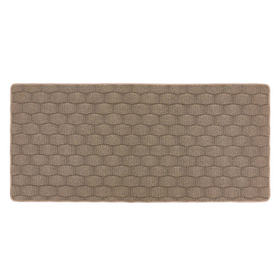My Mat Sculptured Washable Basket Weave Mink
