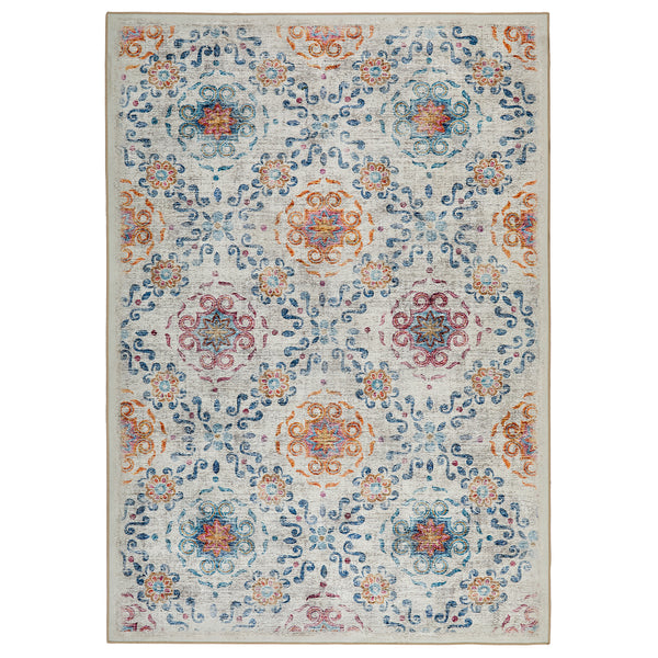 Hug Rug Eco-Washable Modern Damask