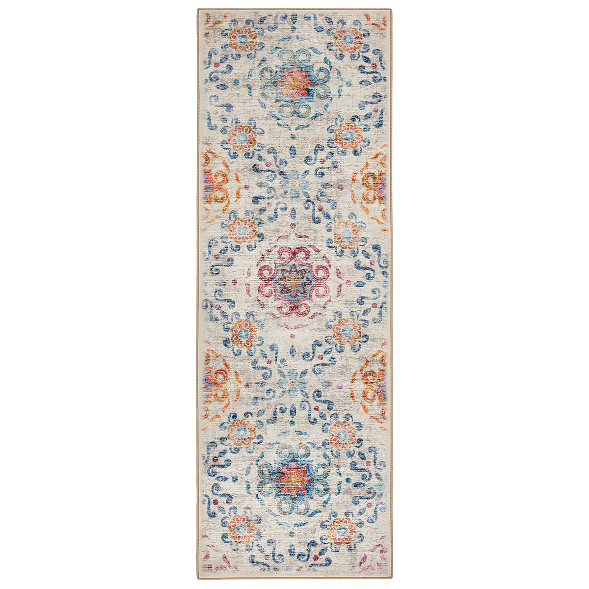 Hug Rug Eco-Washable Modern Damask