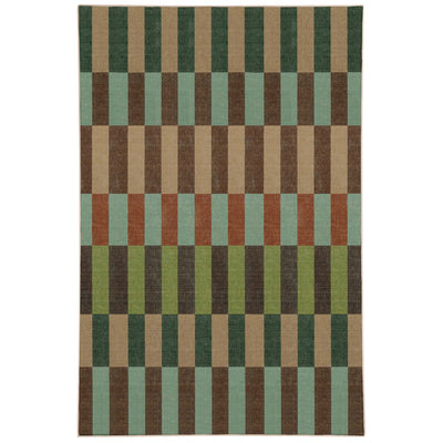 Hug Rug x Livingetc Eco-Washable Modular Stripe Earth