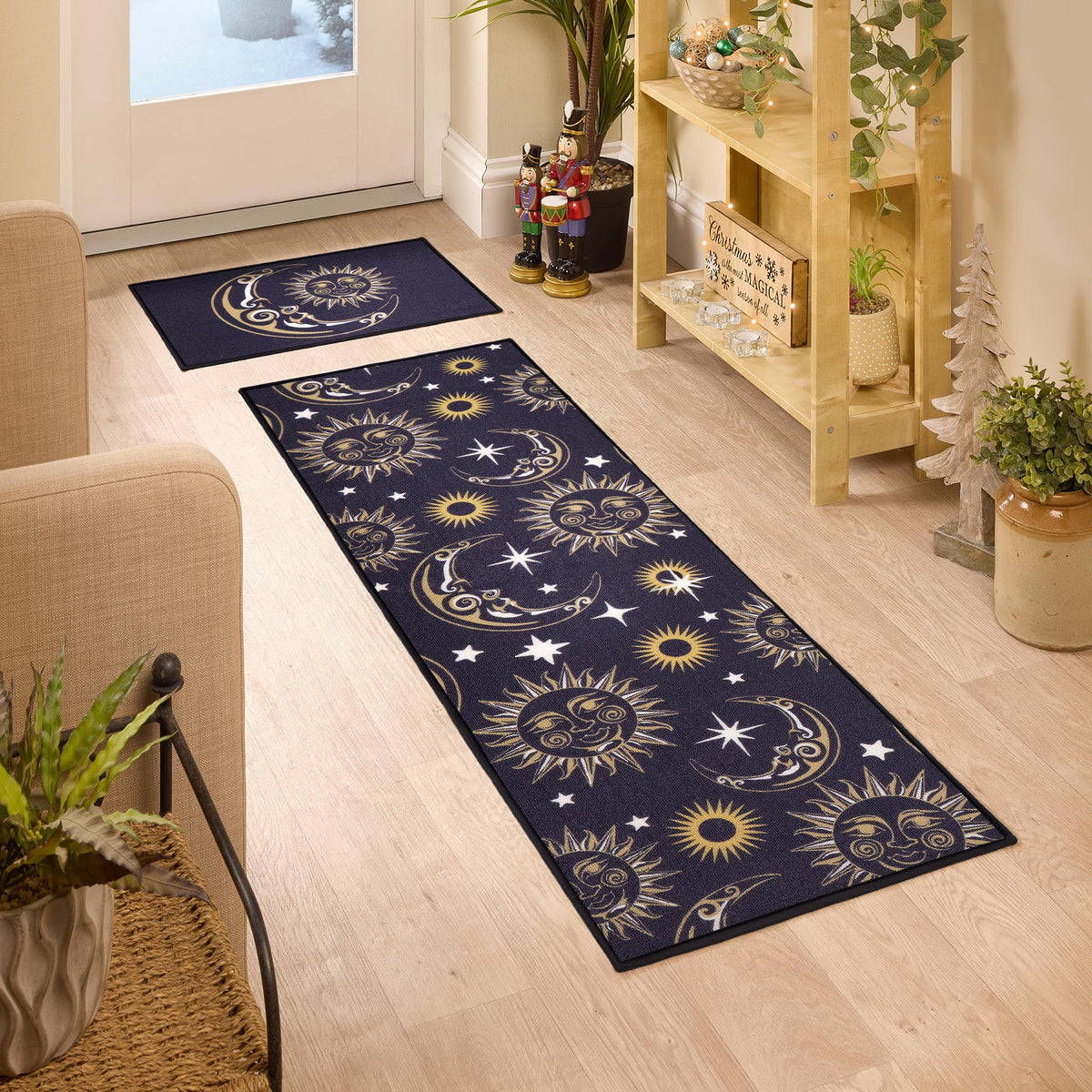 Floormatters Moon & Sun Mat & Runner Set