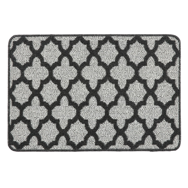 My Mat Stain Resistant Moroccan Tile Charcoal