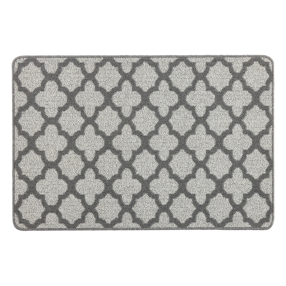 My Mat Stain Resistant Moroccan Tile Silver