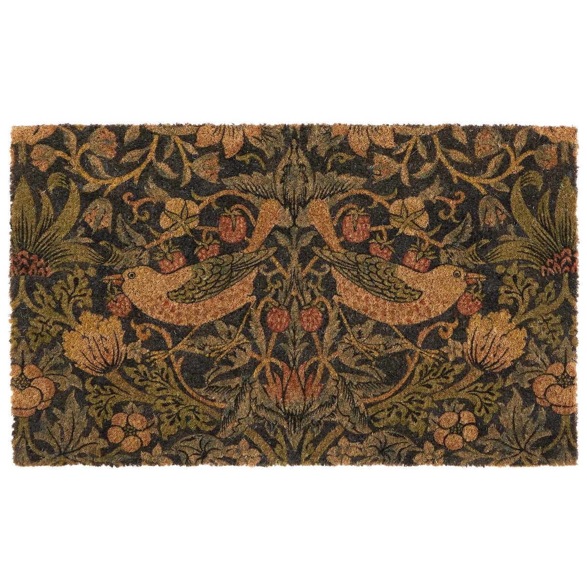 Morris & Co Printed Strawberry Thief Navy