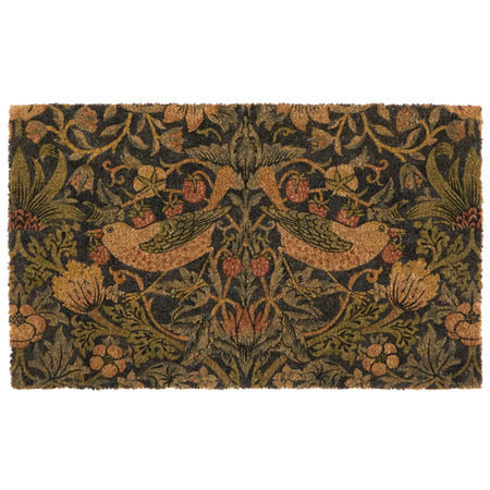 Morris & Co Printed Strawberry Thief Navy