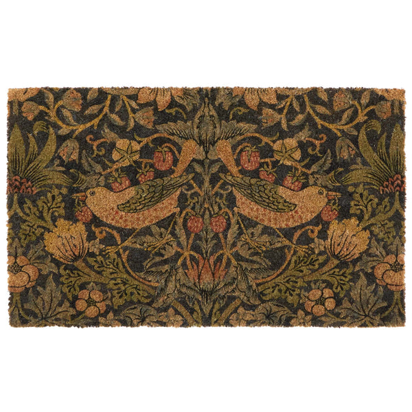 Morris & Co Printed Strawberry Thief Navy