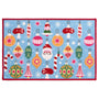 Floormatters Multi Bright Christmas Mat & Runner Set