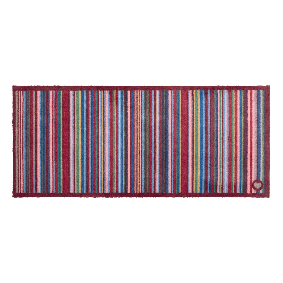 Hug Rug Multi Stripe Red