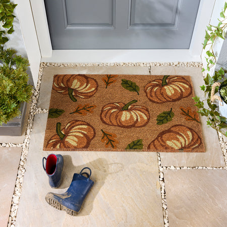 MadeBeyond Printed Coir Multi-Pumpkins