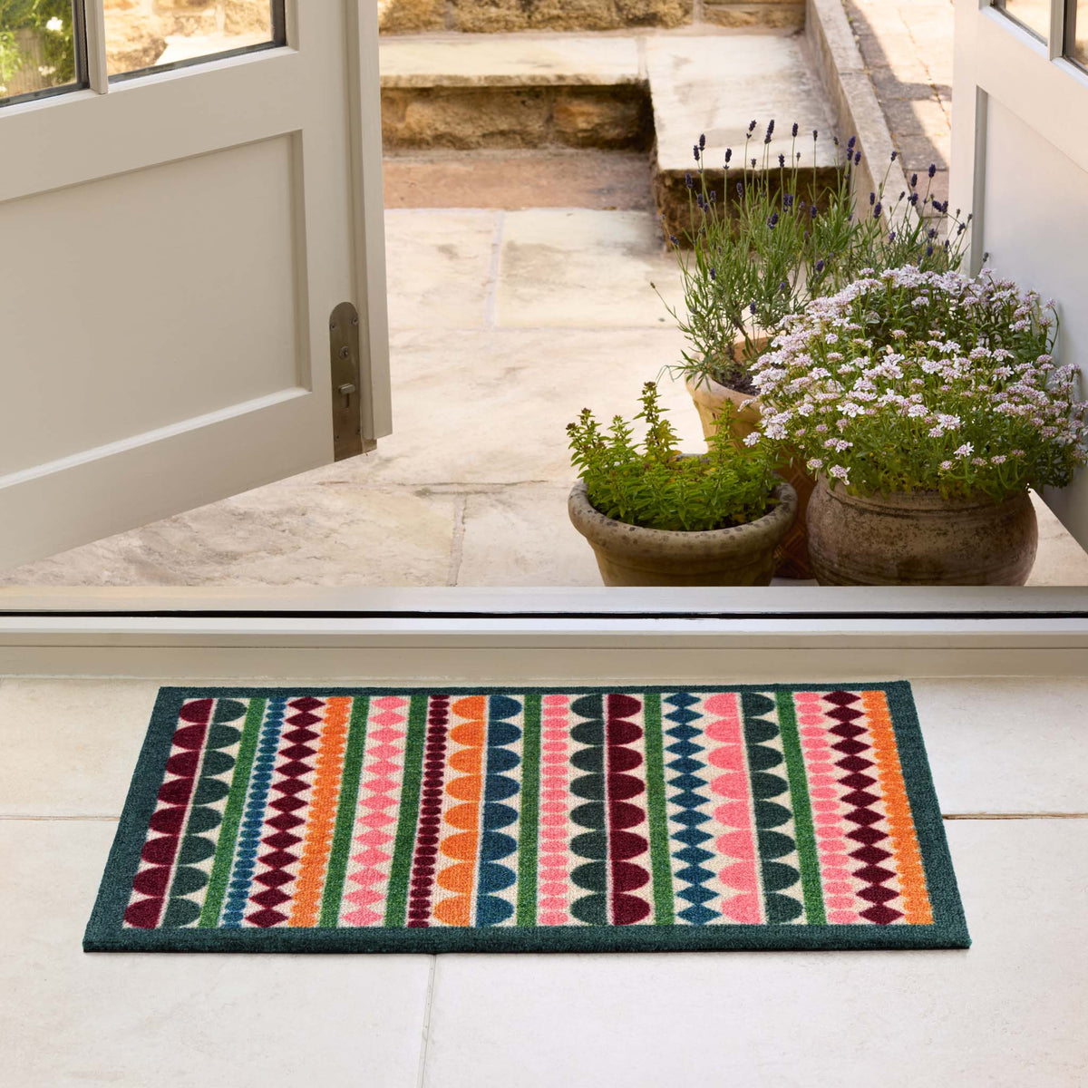 My Mat Nylon Indoor Pattern Carnival Stripe