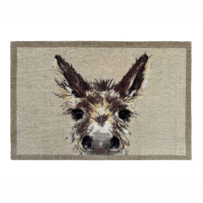 My Donkey Doormat- 100% nylon doormat featuring a donkeys face.