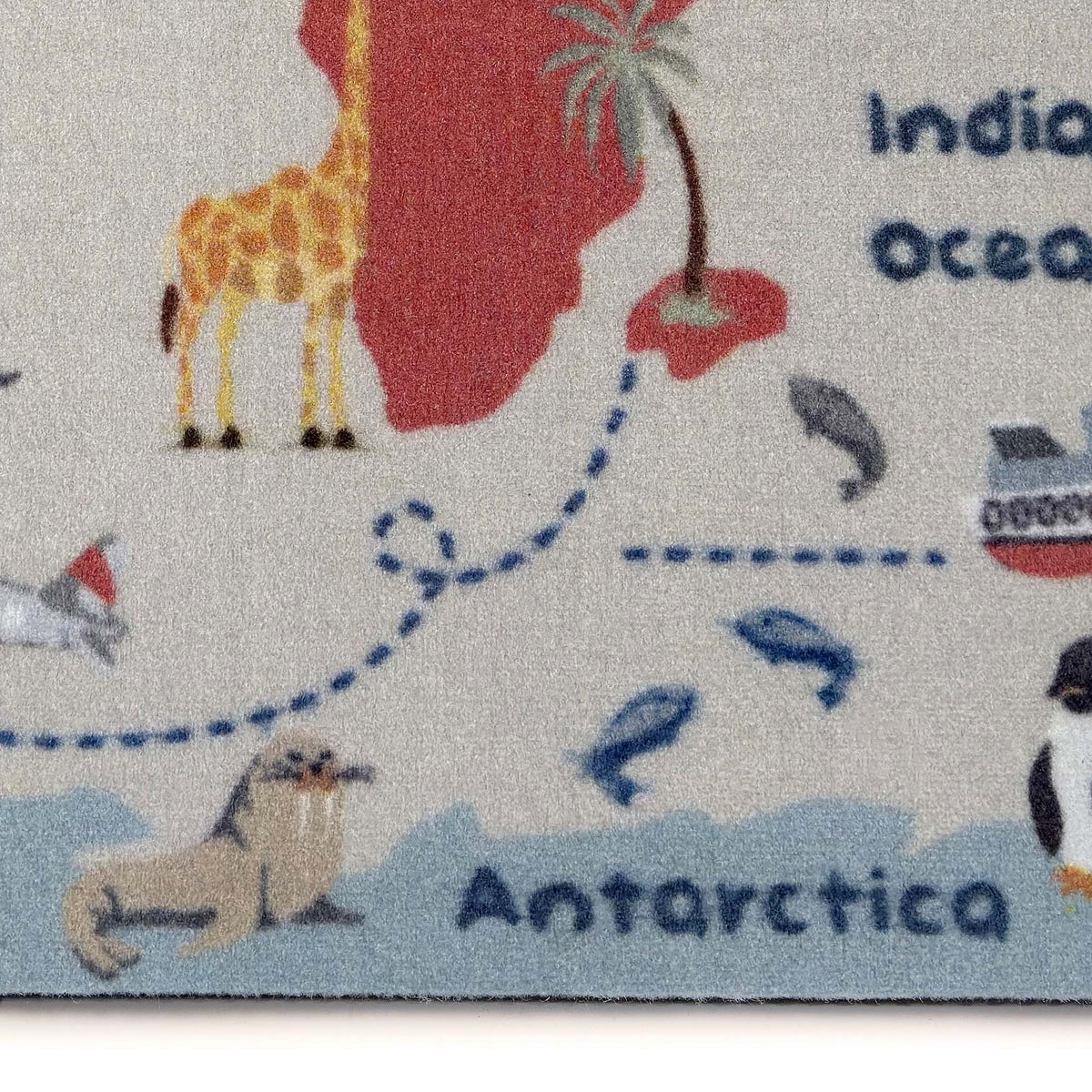 MadeNorth World Map Playmat
