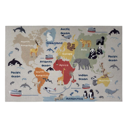 MadeNorth World Map Playmat