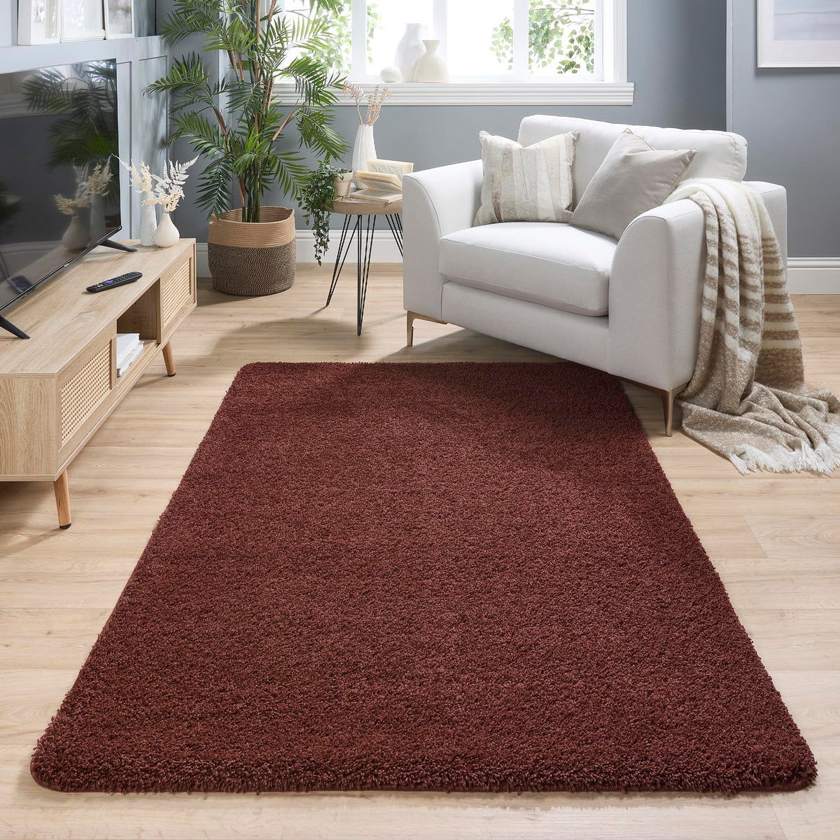 Howler & Scratch Shaggy Rug Ox Red