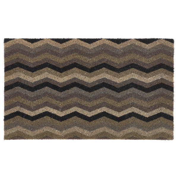 My Mat Printed Coir Ocean Zig Zag 45X75