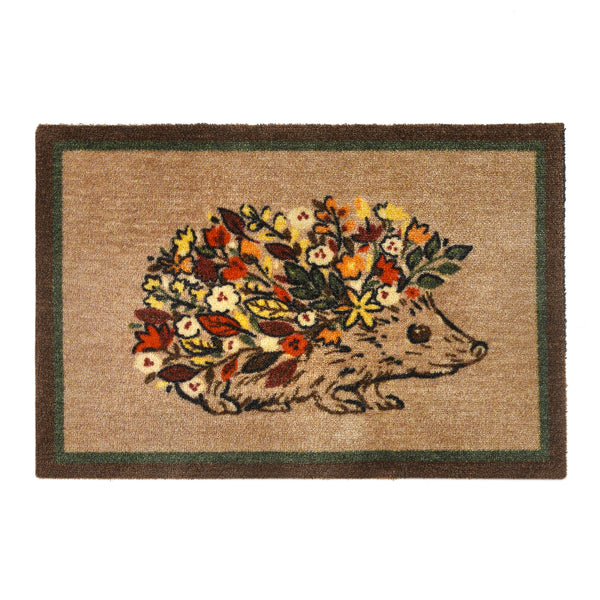 My Mat Nylon Indoor Pattern My Floral Hedgehog