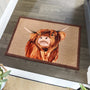 My Mat Nylon Indoor Pattern My Highland Cow